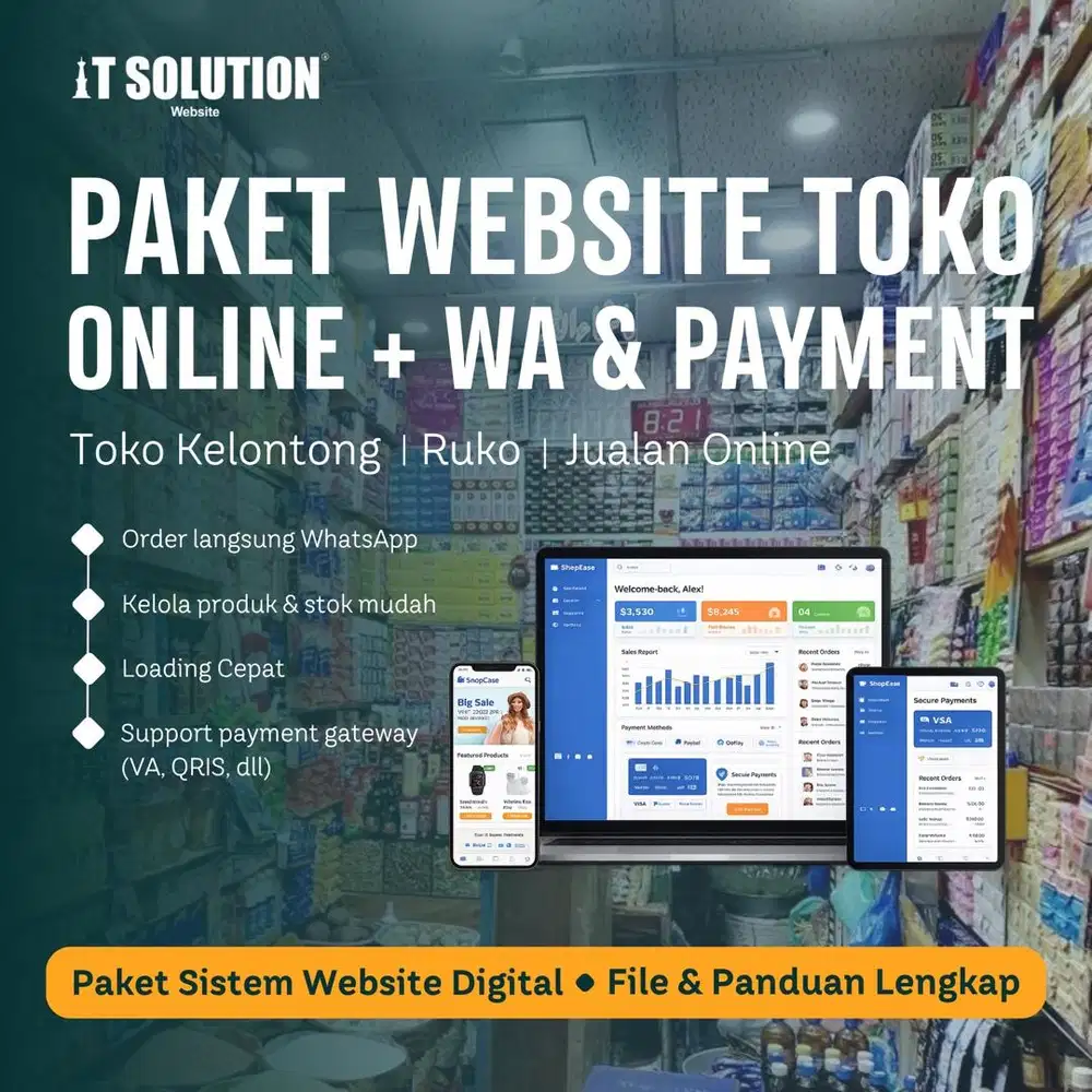 Pembuatan Website Toko Online dengan Payment Gateway di Bandung