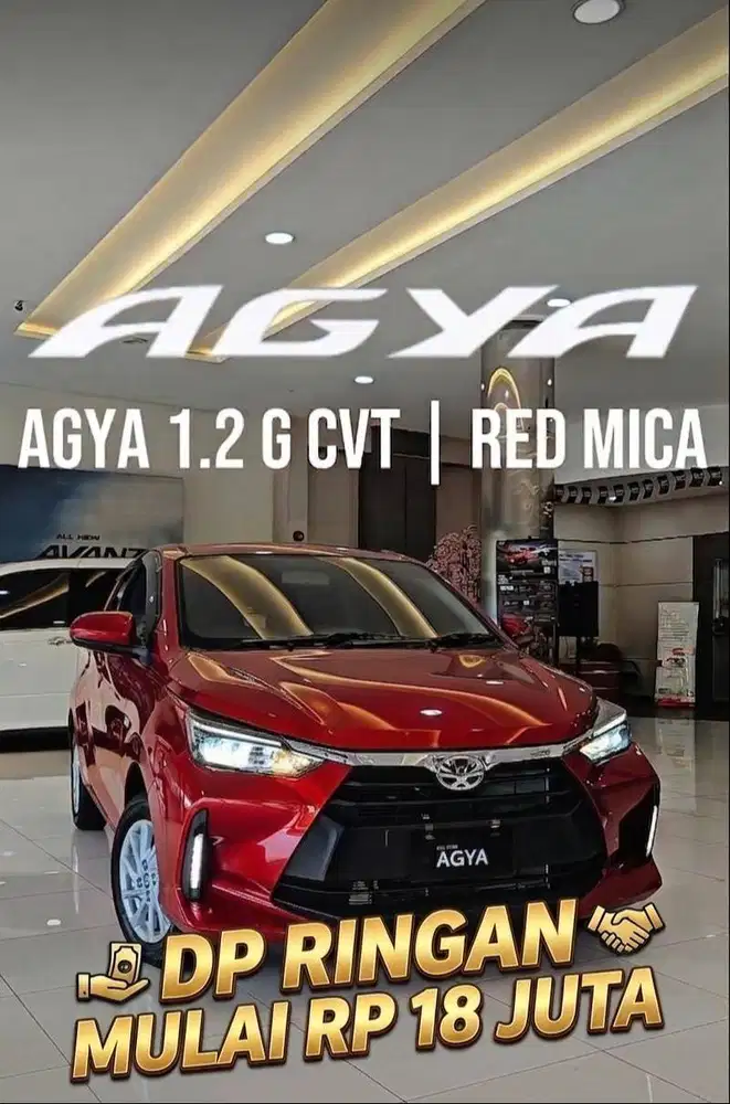 [Mobil Baru]AGYA G CVT 2026 DP 19 juta