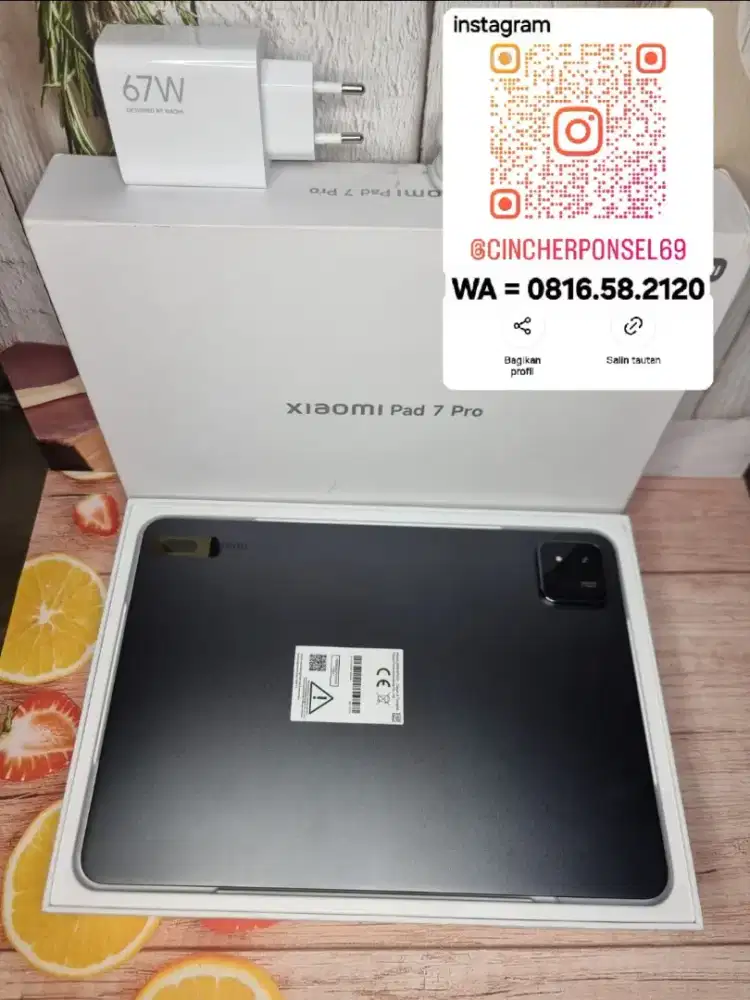 Jual Xiaomi Pad 7 Pro 12/512 likenew istimewa  bekas review saja