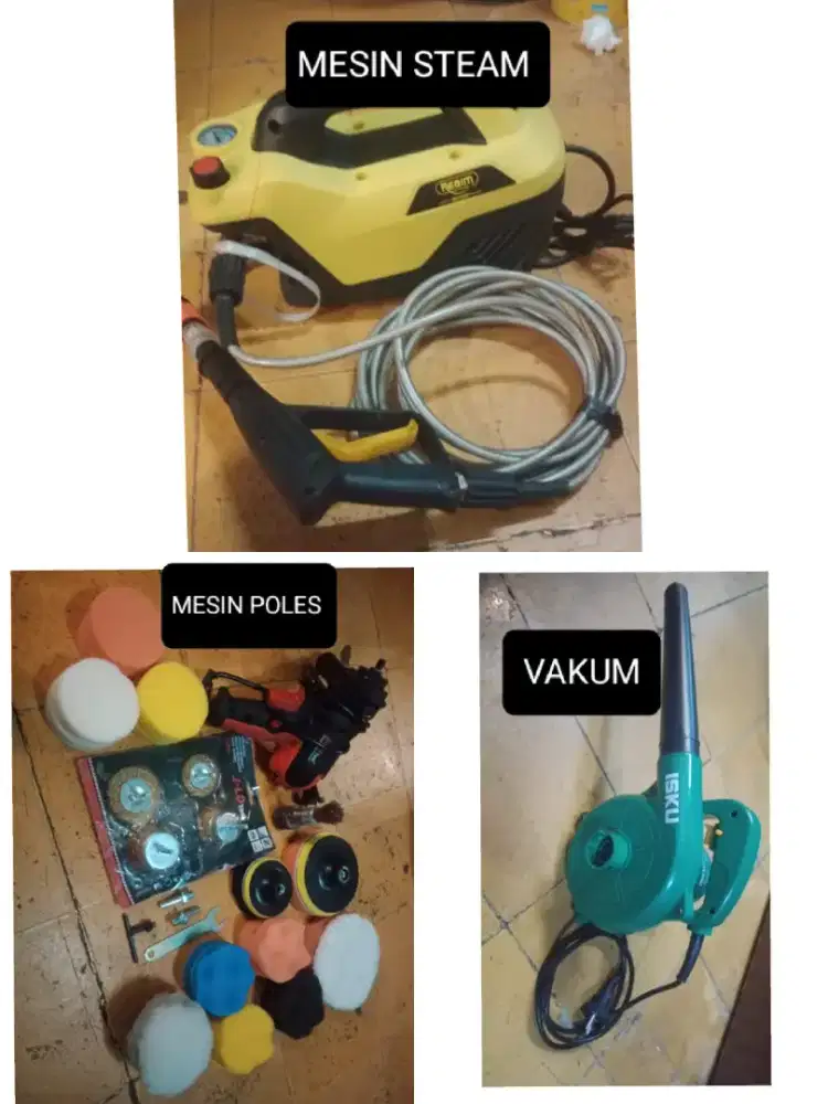 Jet Cleaner,Mesin Poles Dan Vacum Cocok Buat Yang Suka Detailing Motor