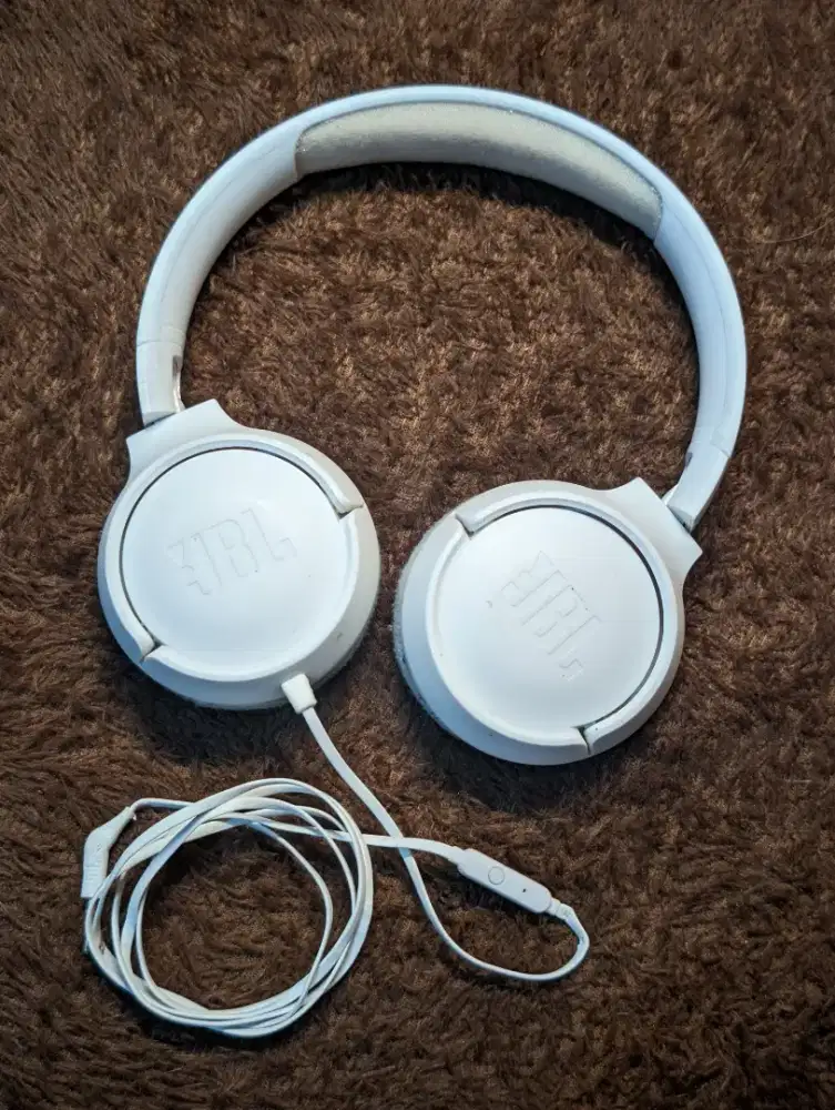 Headphone Headphones Headset From JBL TUNE 500 White