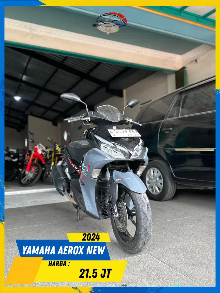YAMAHA AEROX NEW 2024 PLAT Z READY MASZEHH HIKMAH MOTOR KEPUH MALANG