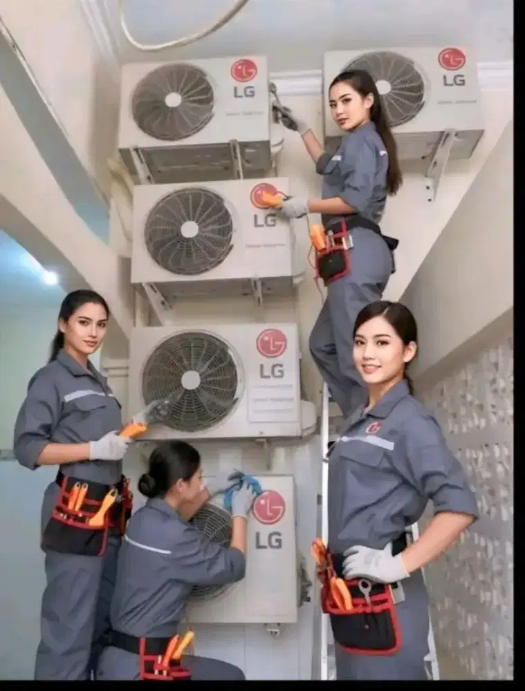 Service AC kulkas pompa air bongkar pasang AC