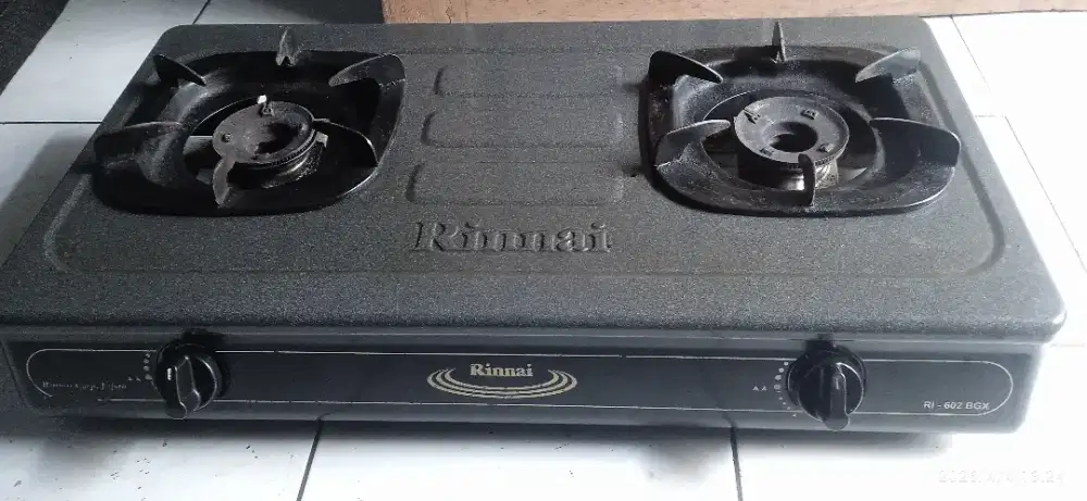 Kompor gas RINNAI 2 tungku RI-602BGX