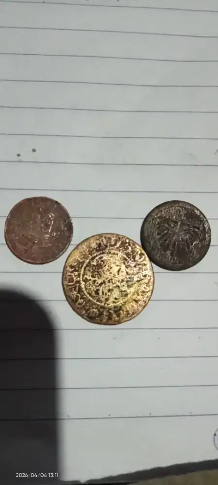 Jual koin kuno 3 keping