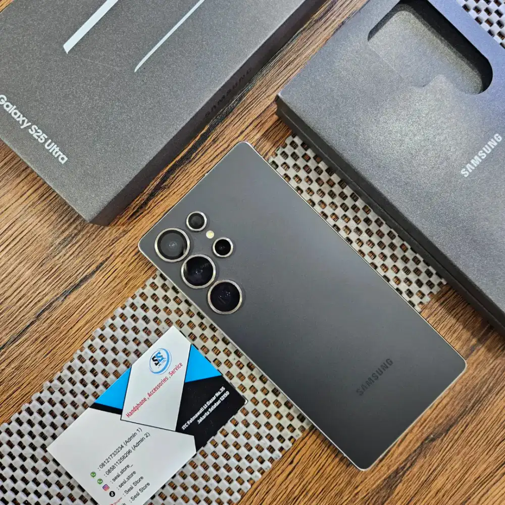 Samsung s25 ultra 12/512gb like new jual cepet aja !!