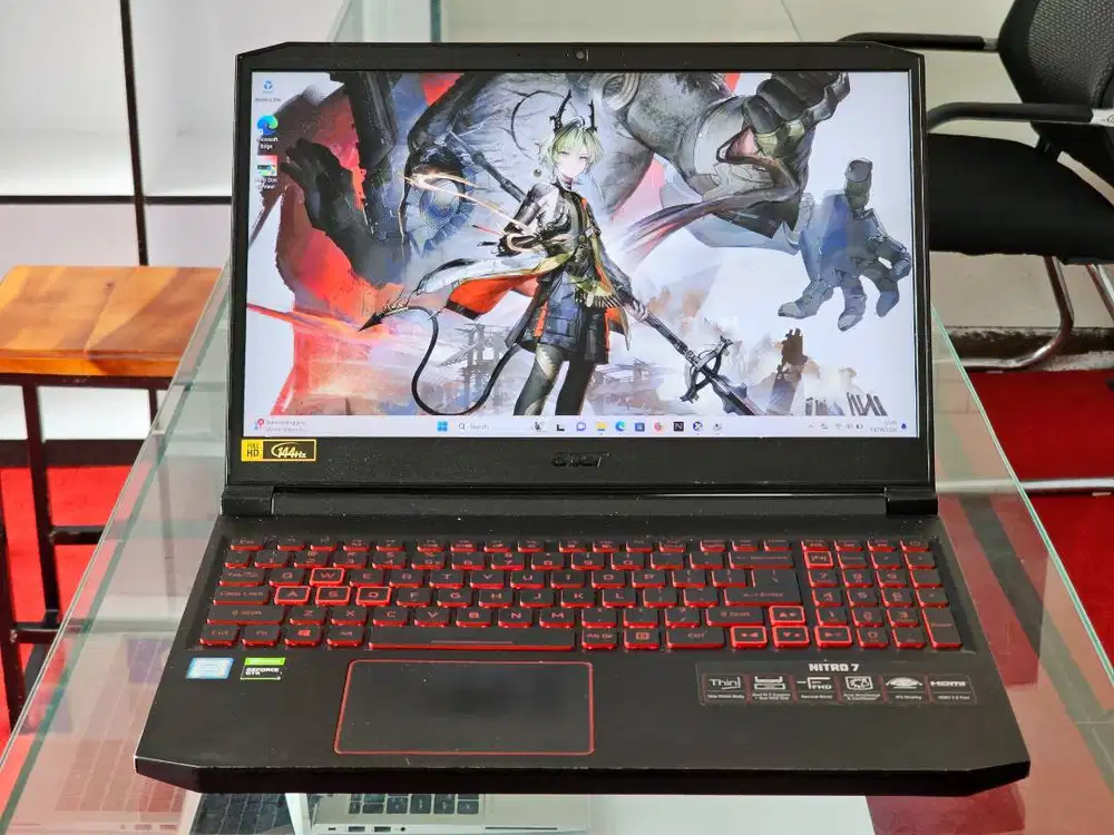 ACER NITRO AN715-51 intel Core i7 Gen 9 Ram 8 GB SSD 256 GB HDD 1 TB