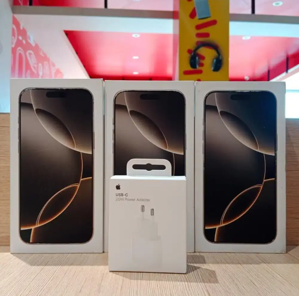 iPhone 16 Pro 128GB New Garansi Resmi iBox Bisa Cash atau Kredit