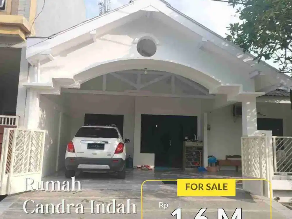 jual cepat rumah sudah renovasi, pondok Tjandra indah, high ceiling