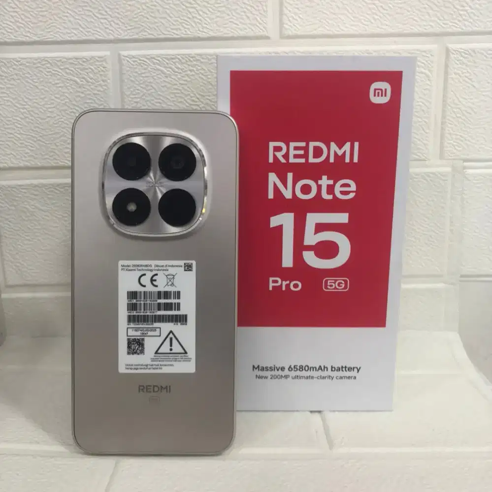 Redmi note 15 pro 5G 8/256 like new grs 06/2026