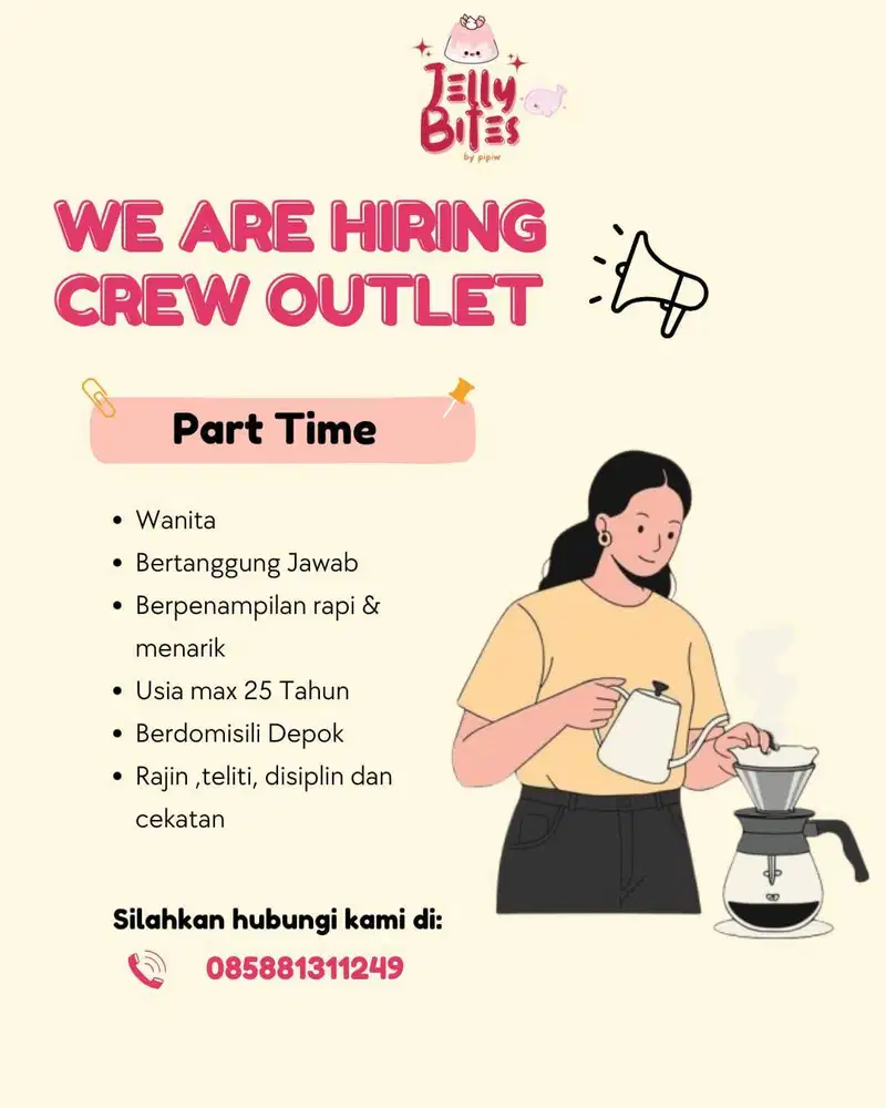 PART TIME SABTU-MINGGU