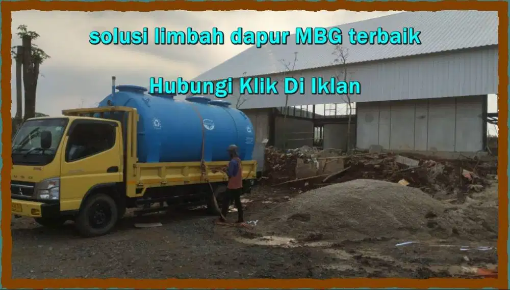 instalasi limbah dapur MBG - IPAL Dapur BGN