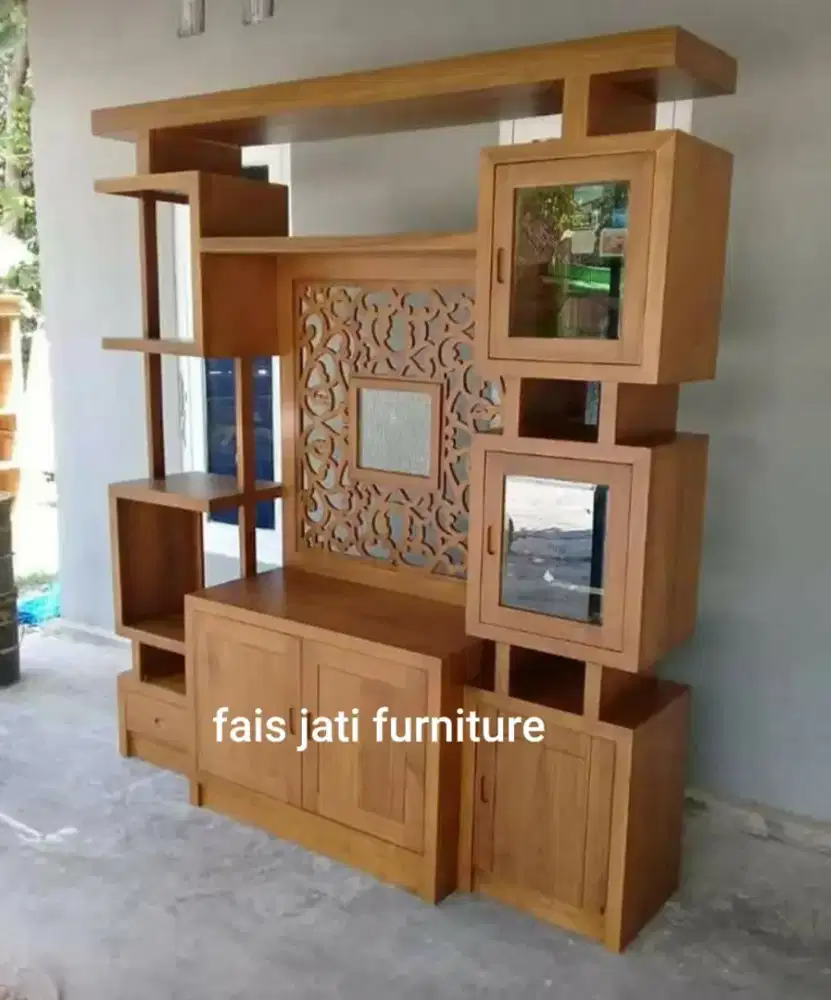Jual aneka Partisi minimalis jati