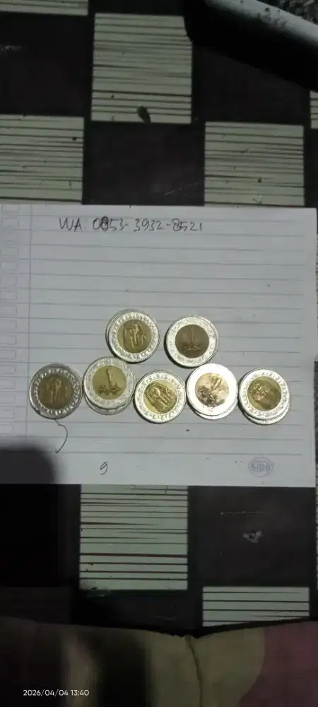 Koin kuno 1 pound mesir