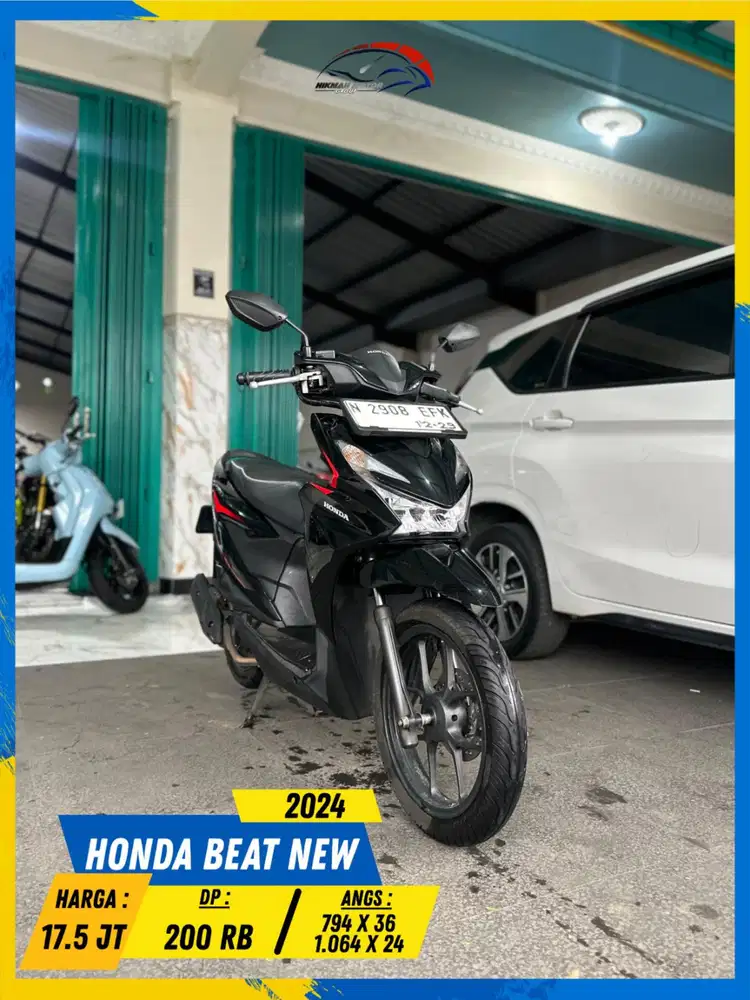 HONDA BEAT NEW 2024 NEGO TIPIS BOLOH HIKMAH MOTOR KEPUH MALANG