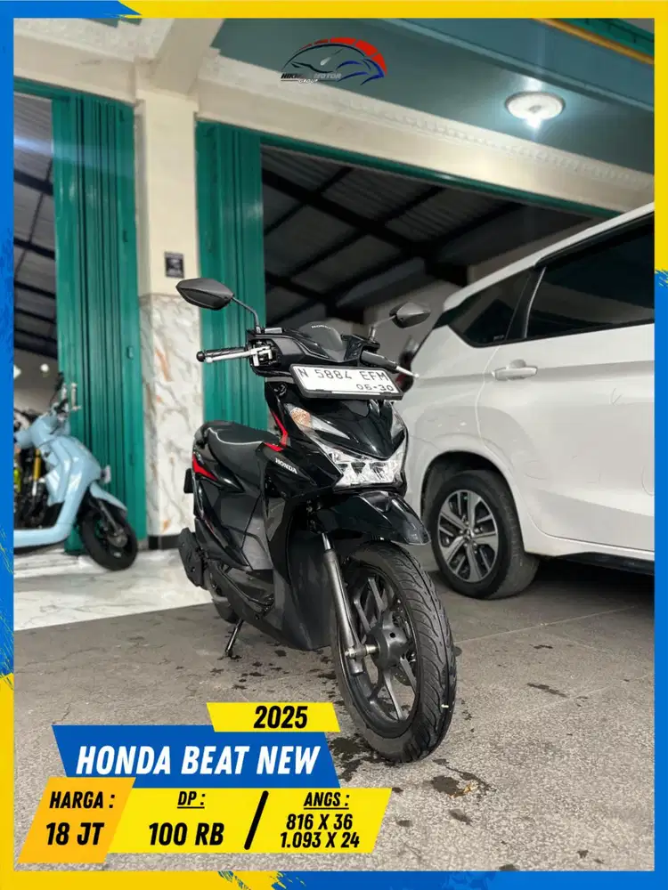 HONDA BEAT NEW 2025 BEKAS RASA BARU BOSSKU HIKMAH MOTOR KEPUH MALANG