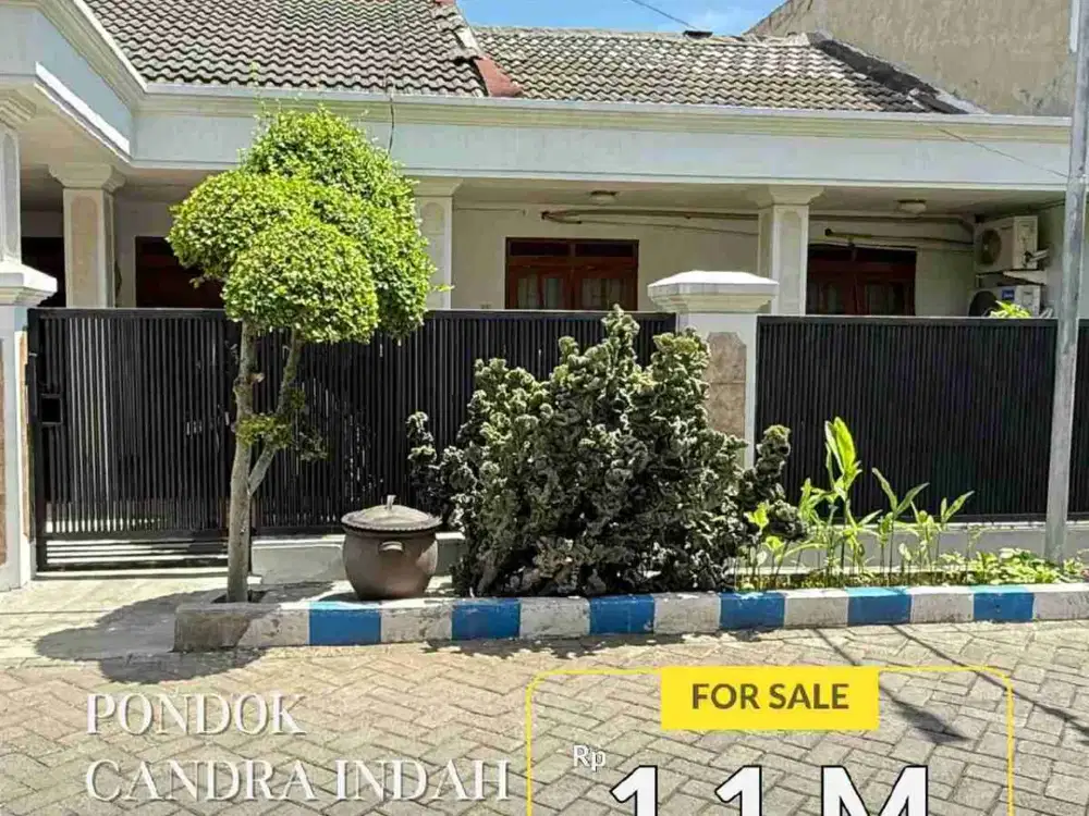 jual termurah rumah siap huni Pondok Tjandra rasa Surabaya. siap huni.