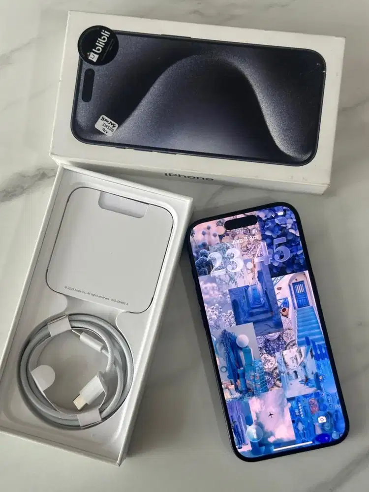 iPhone 15 Pro 128GB Blue Titanium Mulus likenew