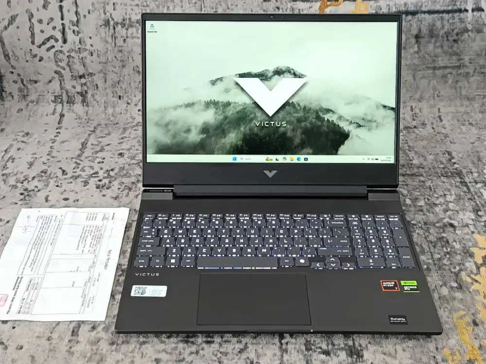 HP Victus Ryzen 7-8845HS 16GB 512GB RTX 4050 6GB Garansi ON MAR 2028
