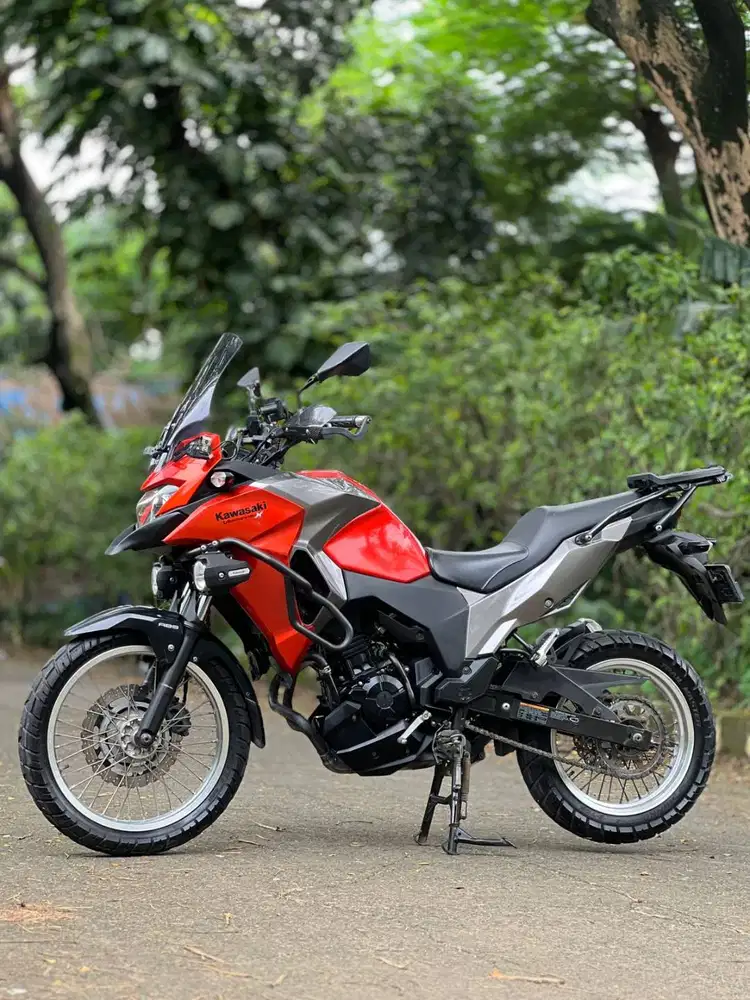 KAWASAKI VERSYS 250 ABS 2017 ORANGE KM 16K RASA BARU