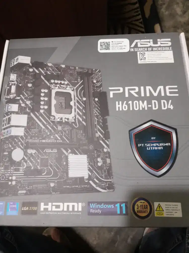 Mainboard Type Asus Prime H610M-D D4