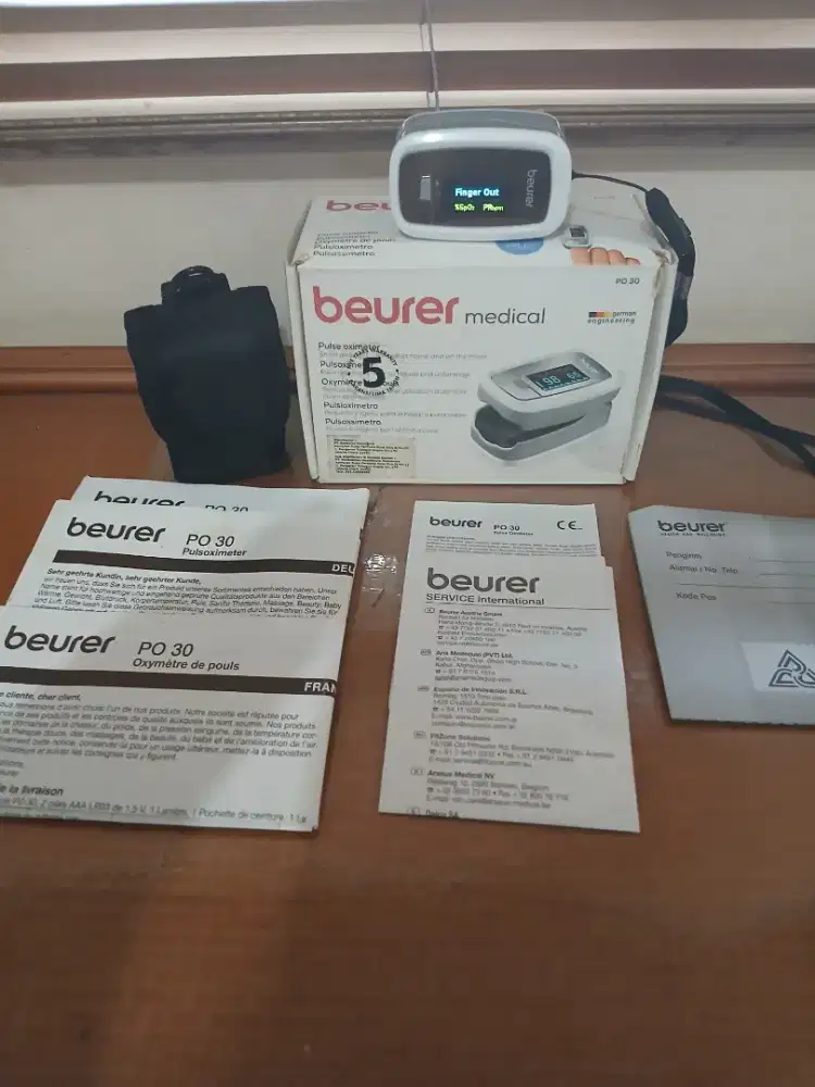 Pulse Oximeter Beurer PO30 Original Lengkap – Akurat & Siap Pakai