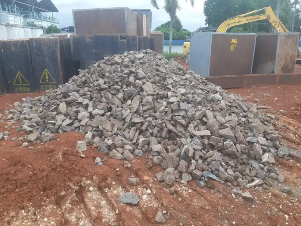 Sirdam batu belah makadam pasir cor Abu batu