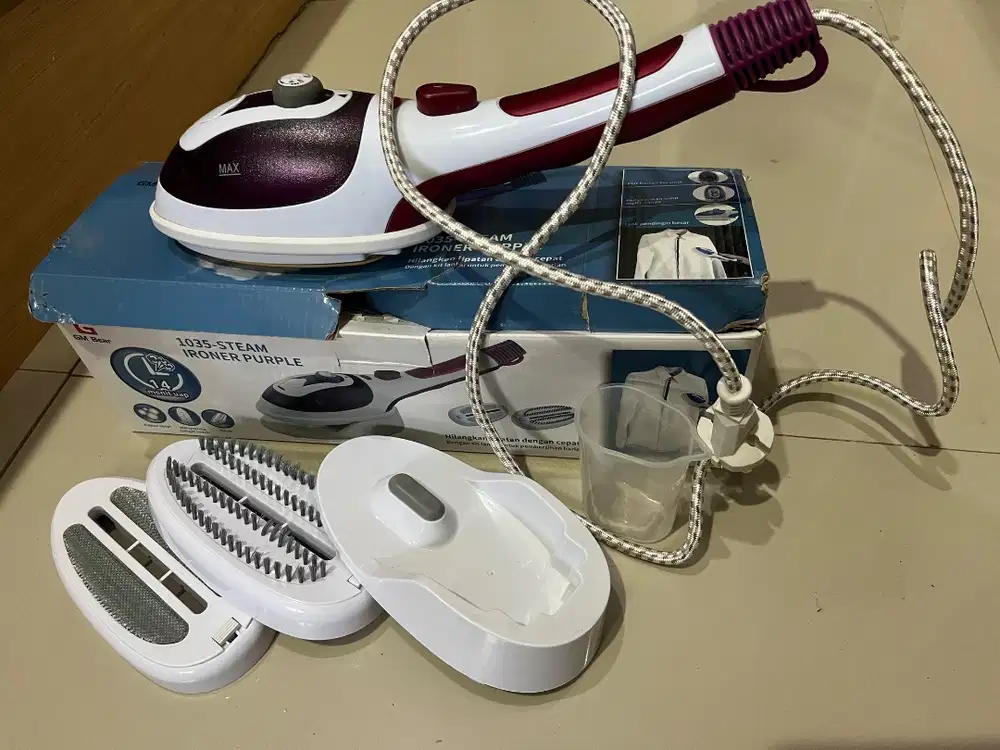 Setrika Uap GM Bear Steamer Iron Like New