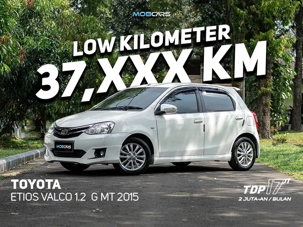 ETIOS VALCO 1.2 G MT 2015 - DP 18jt / Cash 105jt (Nego)