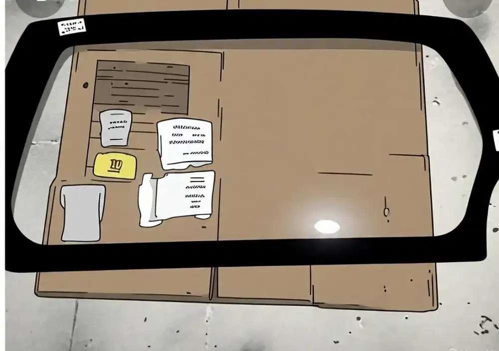 Kaca pintu bagasi daihatsu taruna ori