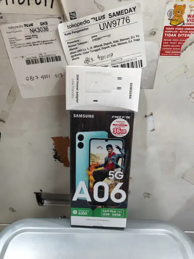 Promoo!! Samsung A06 5g 6/128 free adapter baru