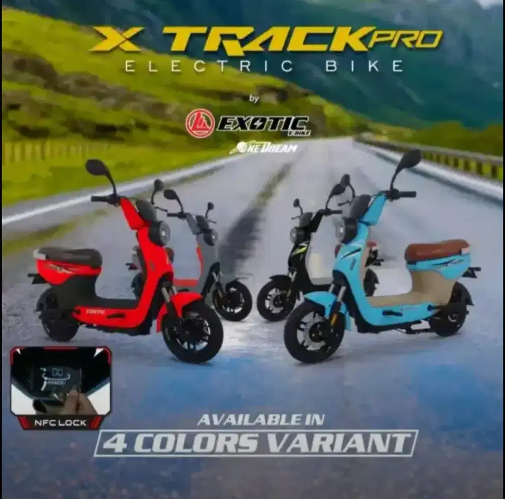 SEPEDA LISTRIK EXOTIC X-TRACKPRO