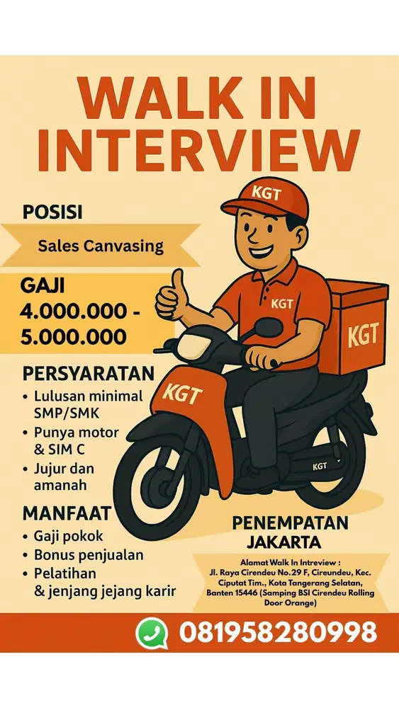 Sales Motorist makanan ringan