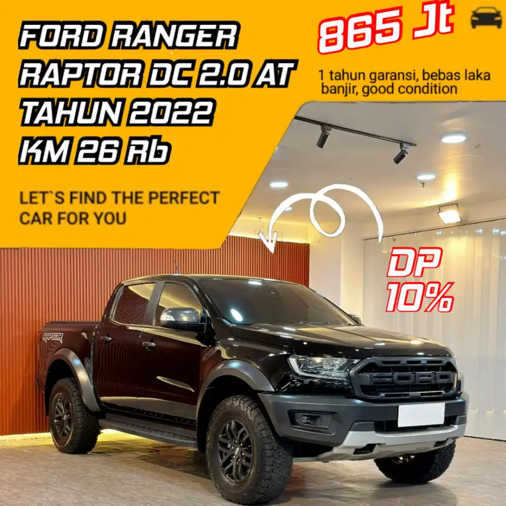 Ford Ranger Raptor DC 4x4 2.0 AT Tahun 2022