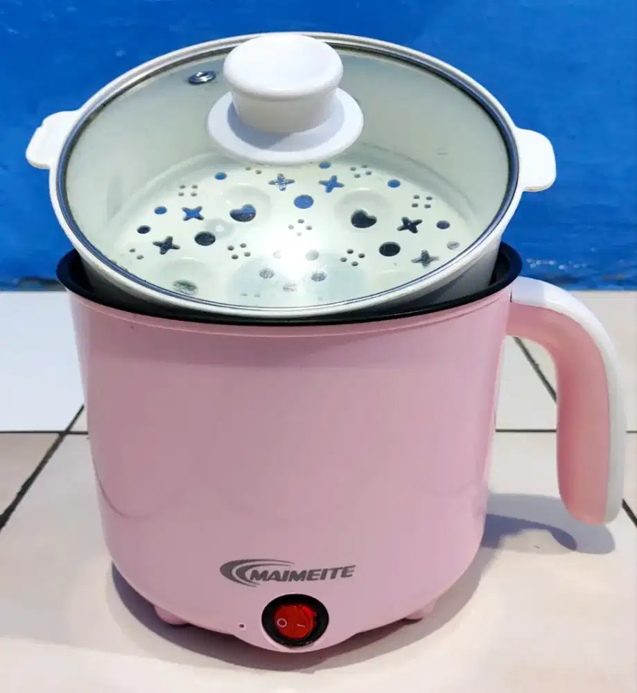 MAIMEITE Panci Listrik Serbaguna 1.8L / Panci Cooker Travel Portable