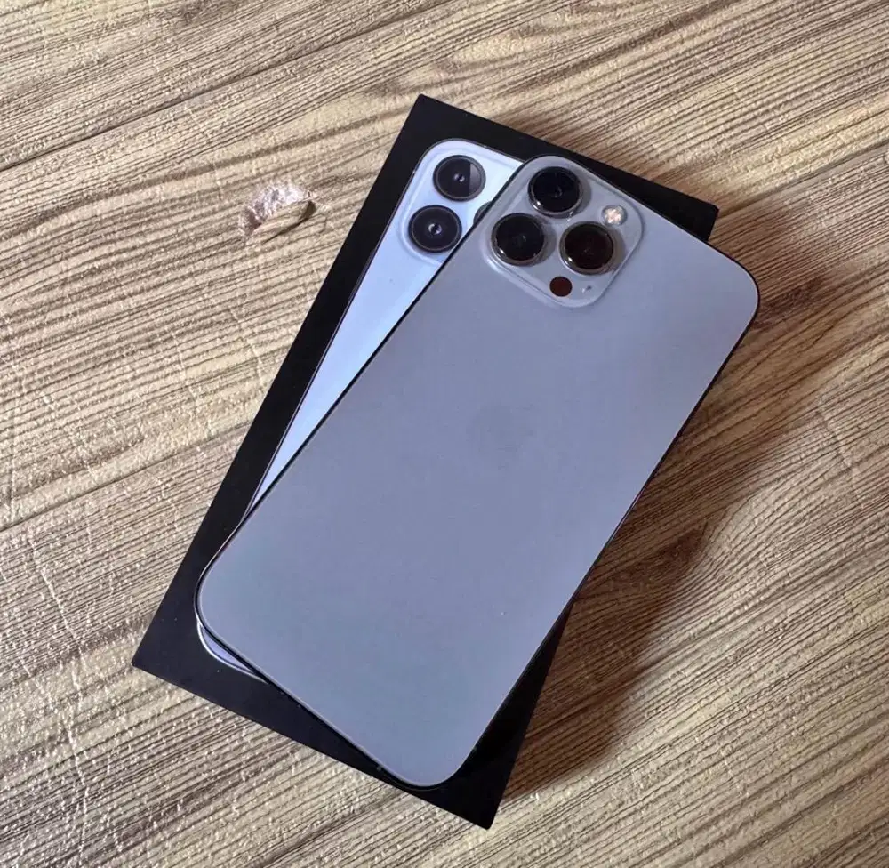 iPhone 13 Pro Max 128GB Garansi Resmi iBox Sierra Blue Battery 82%