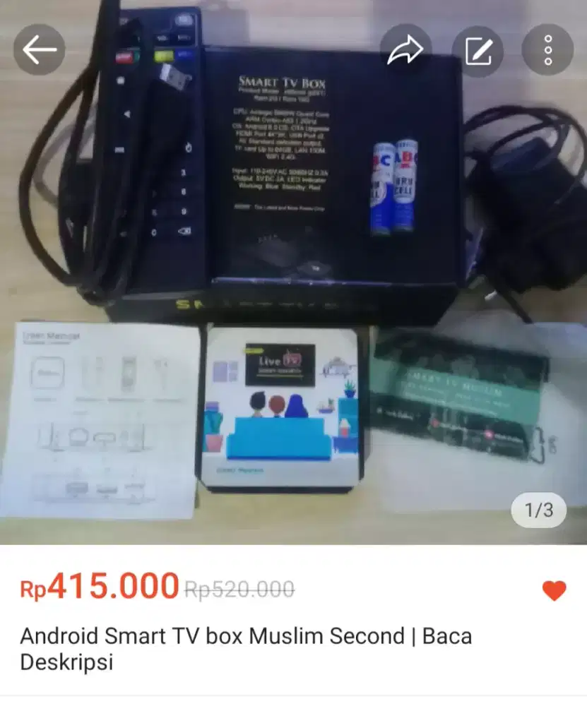 Smart tv box muslim | Baca deskripsi