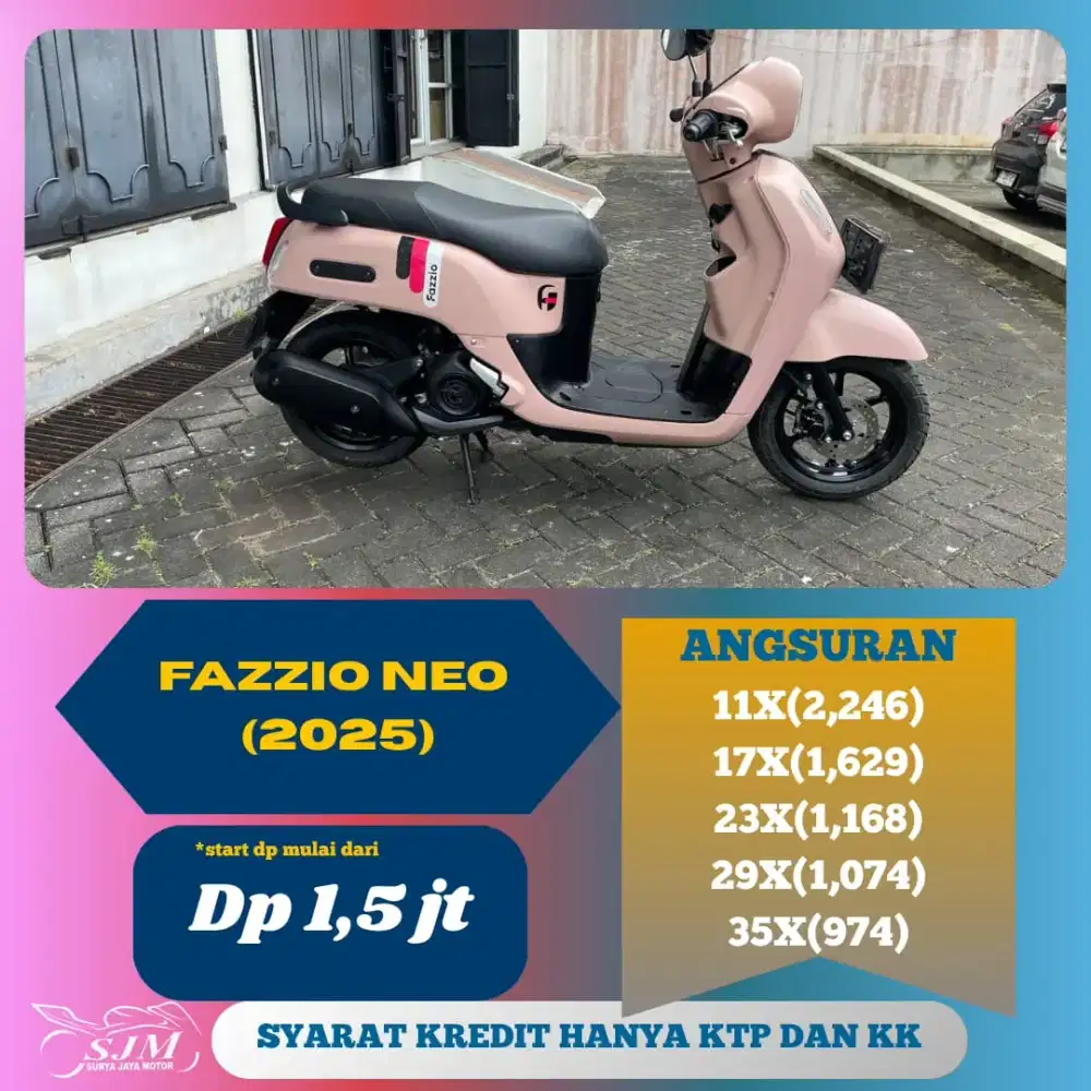 YAMAHA FAZZIO NEO 2025 SIAP PAKAI