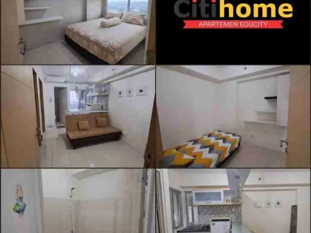 Disewakan Tahunan 2br furnished apartemen educity by citihome