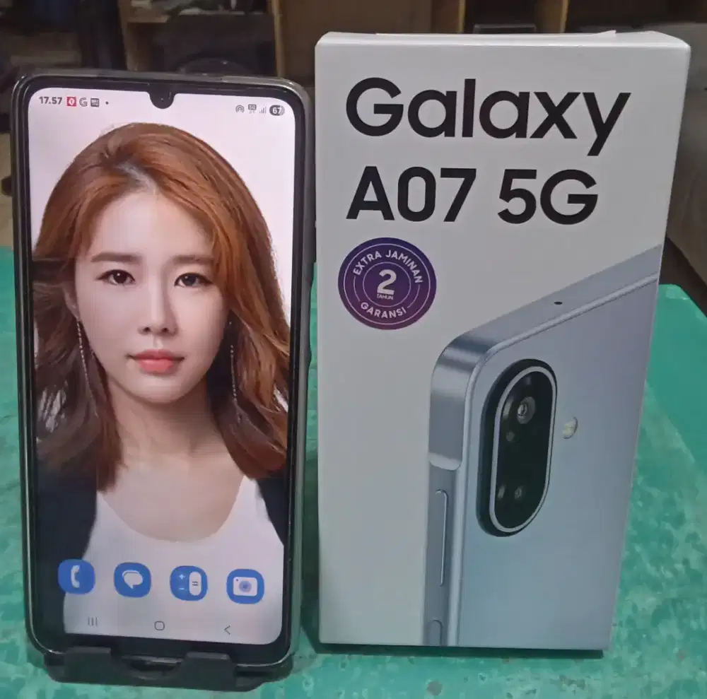 Jual HP Samsung A 07 5g & Tablet moto pad 60 neo 2nd garansi >10 bulan