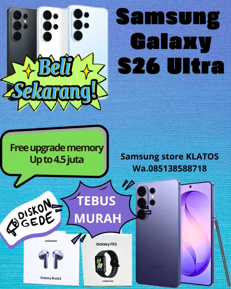 Samsung S26 ultra bonus hingga 5 jutaan