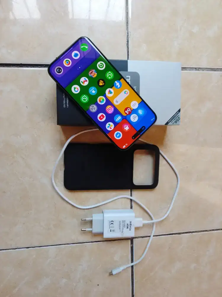 Infinix note edge 8/256 fullset muluss garansi resmi