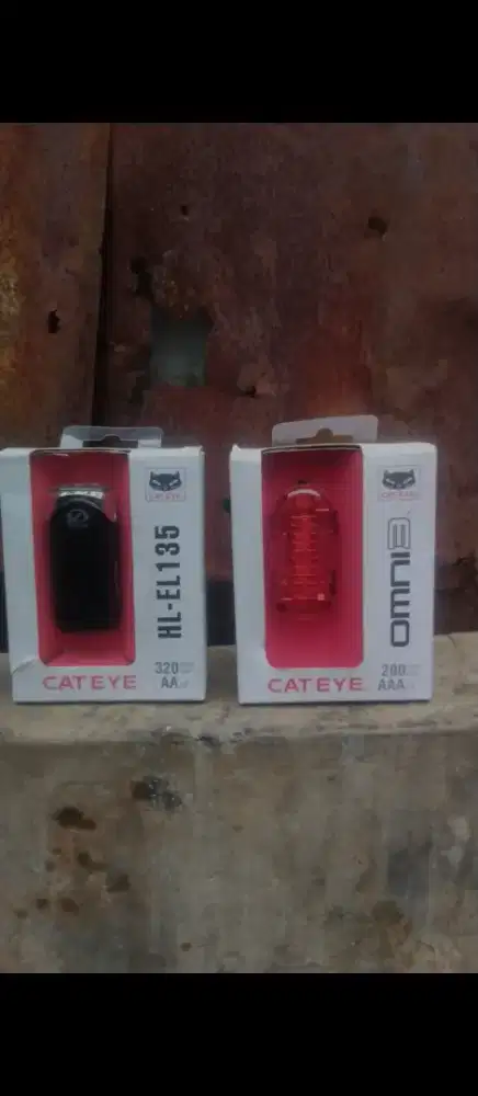 Lampu depan belakang cateye