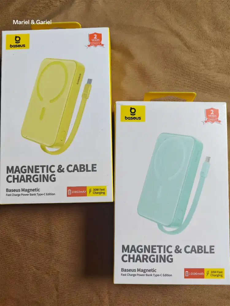 Baseus Magnetic Mini Wireless Fast Charge Powerbank Type c 10000 30w