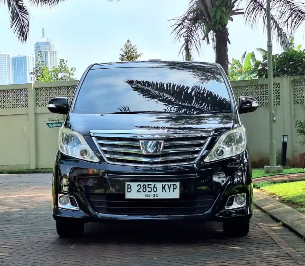 ( TDP 2jt ) Alphard G 2.4 AT Premium Sound 2012 Hitam