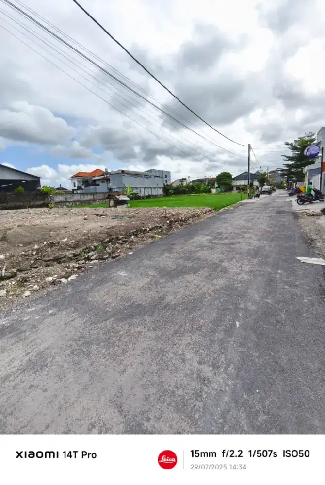 TANAH 1,5 ARE PURA DEMAK JLN ASPAL 8 MTR