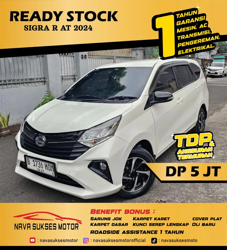 TDP 5 JUTA - SIGRA R MATIC 2024