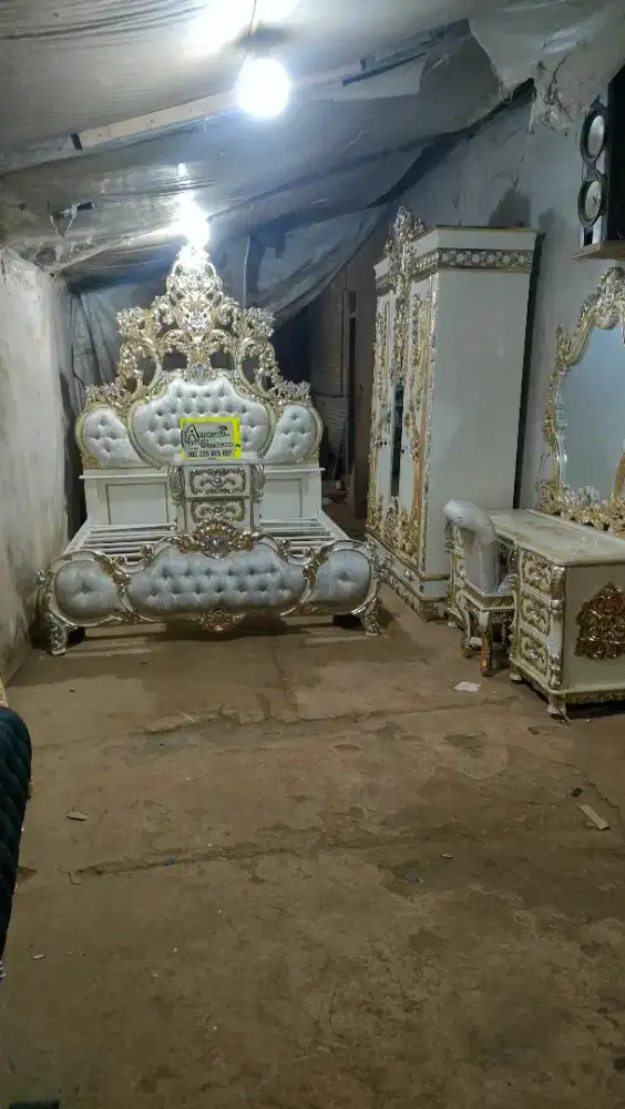 Set kamar tidur ukiran terbaru full kayu jati