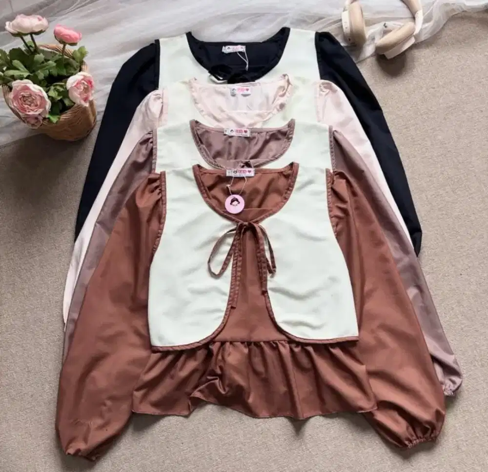 Set outer + blouse