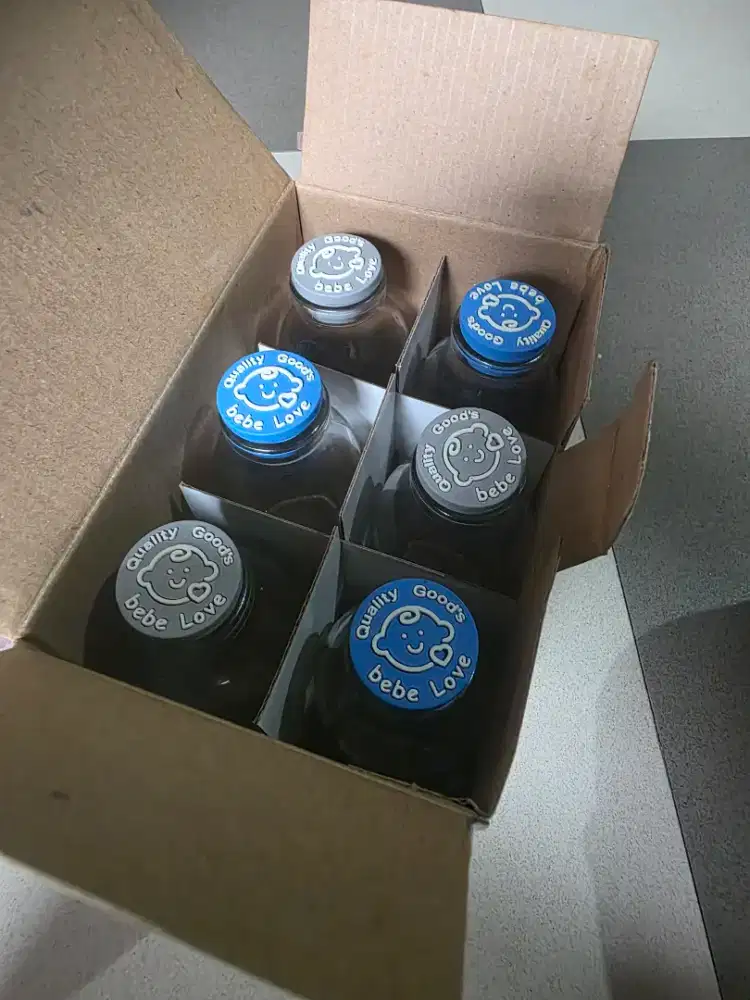 6 botol kaca utk Asi bayi